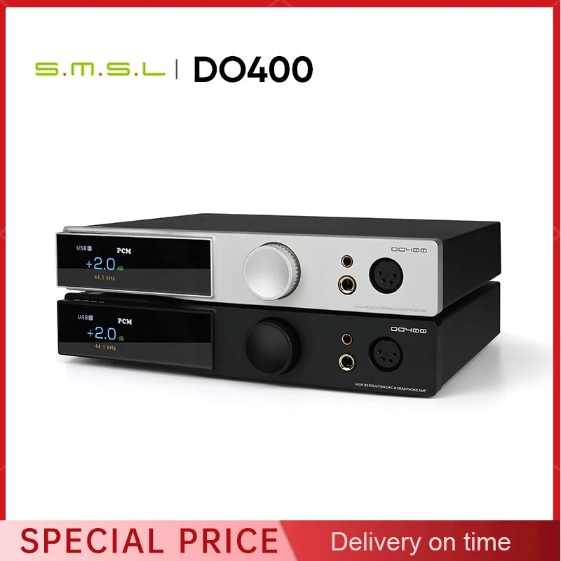 

SMSL DO400 Fully Balanced Audio Decoder & Headphone Amplifier ES9039MSPRO MQA-CD DAC Bluetooth 5.1 Digital Headphone Power AMP