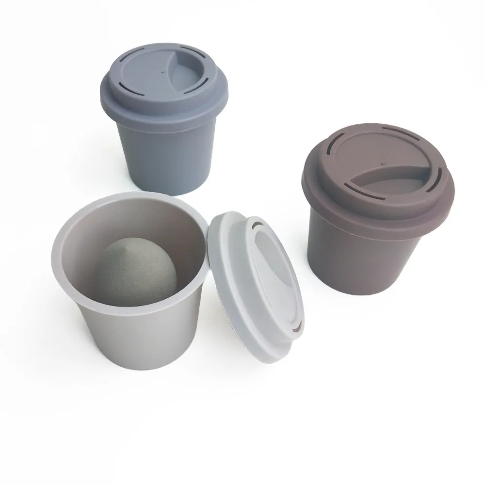 1Pc Coffee Cup Makeup Egg Storage Box Dry Wet Dual Purpose Powder Puff Storage Box Cosmetics Sponge Beauty Storage Makeup Tools
1Pc Coffee Cup Makeup Egg Storage Box Dry Wet Dual Purpose Powder Puff Storage Box Cosmetics Sponge Beauty Storage Makeup Tools