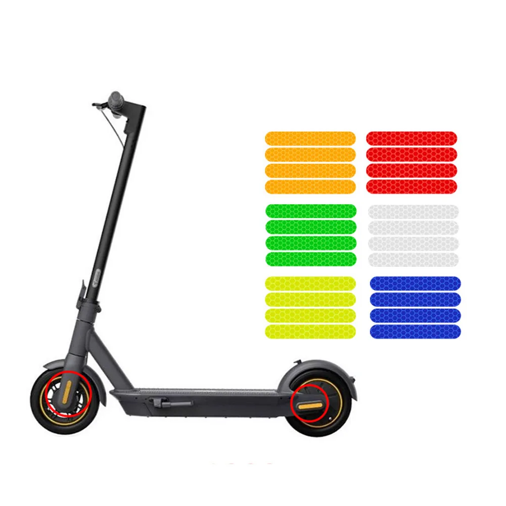 

Electric Scooter Anti-cursor Reflective Sticker For Ninebot Max G30 Practical Safety Reflective Warn Stickers-Scooters Accessory