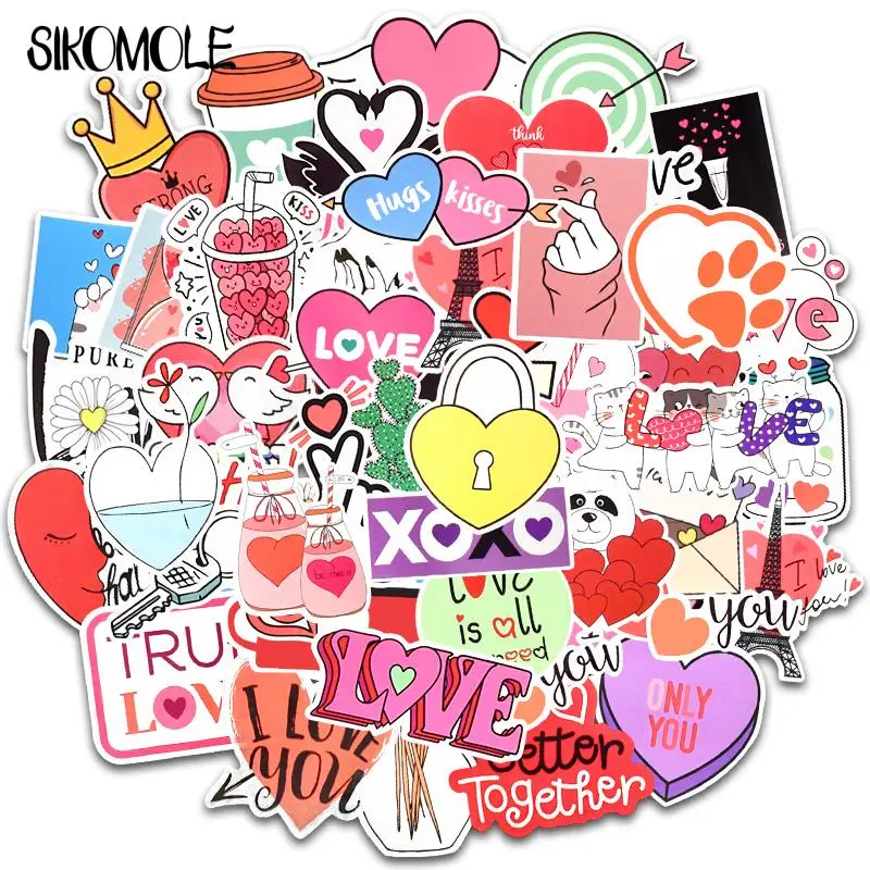 10/30/50PCS Cartoon I Love You Valentine's Day Stickers Lovers DIY Guitar Skateboard Car Laptop Fridge Decal Graffiti Sticker F5
10/30/50PCS Cartoon I Love You Valentine's Day Stickers Lovers DIY Guitar Skateboard Car Laptop Fridge Decal Graffiti Sticker F5