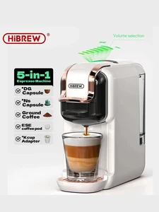 HiBREW многокапсульная кофемашина горячая/холодная DG капучино Nes маленькая Капсула ESE капсула молотый кофе кафетерий 19 бар 5 в 1 H2B