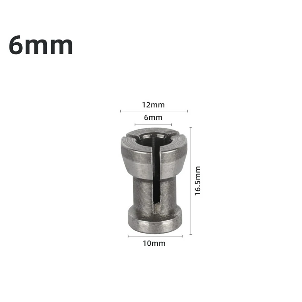 

1pc 3PCS Set Collets 6.35mm 8mm 6mm Collet Chuck Engraving Trimming Machine Electric Router Milling Cutter Accessories