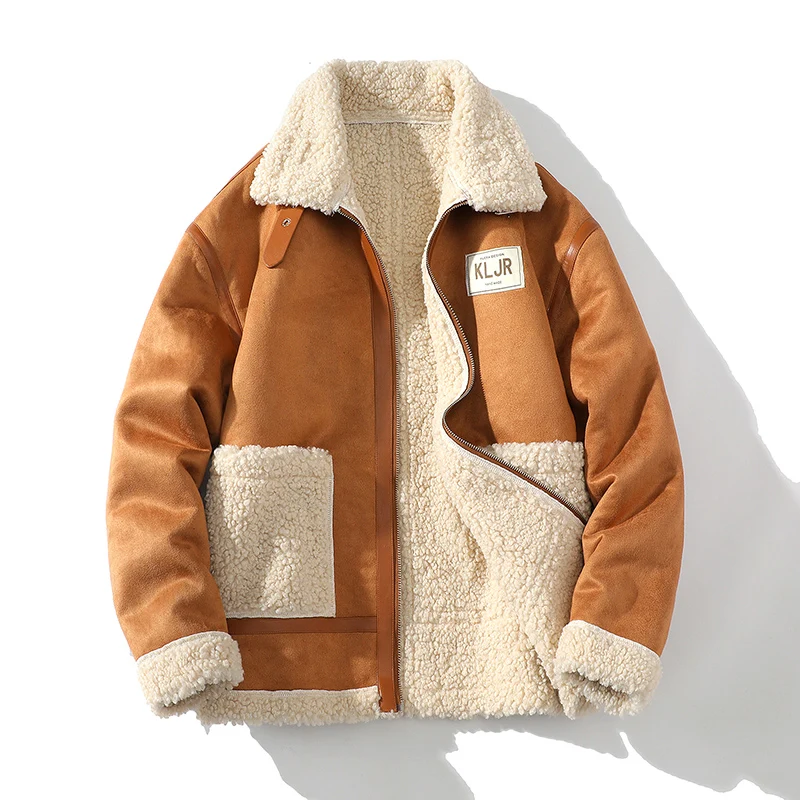 Heavyweight Thicken Full-zip Fleece Jacket Vintage Khaki Oversize Winter Warm Fleece Fluffy Jackets Outdoor Suede Fabric Coat
Heavyweight Thicken Full-zip Fleece Jacket Vintage Khaki Oversize Winter Warm Fleece Fluffy Jackets Outdoor Suede Fabric Coat