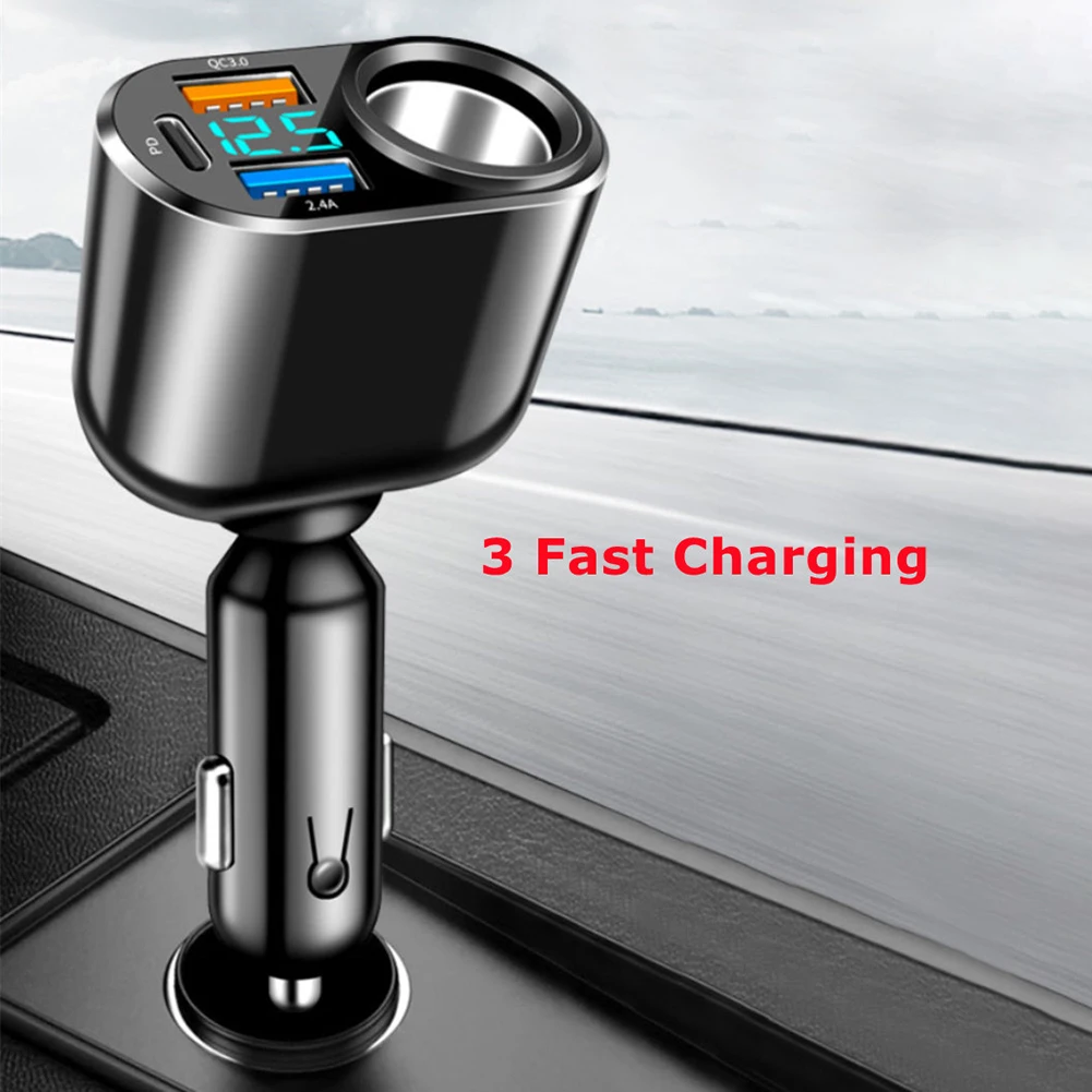 1x QC3.0 Fast Charging Car Charger 3-USB Port Phone Charger Socket Splitter Power New And High Quality Car Electronics Products
1x QC3.0 Fast Charging Car Charger 3-USB Port Phone Charger Socket Splitter Power New And High Quality Car Electronics Products