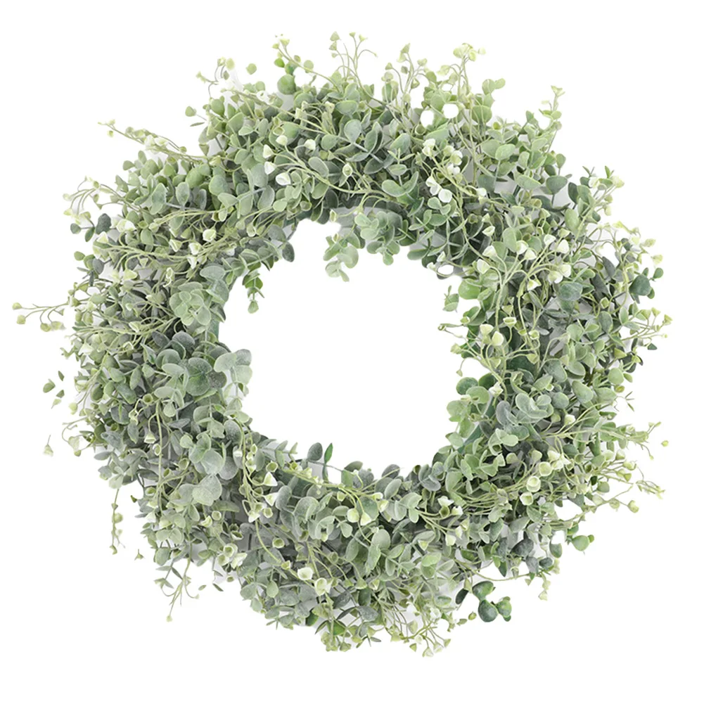 50CM Eucalyptus Wreath Front Door Wreath Green Leaves Wreath Spring Door Wreath Outdoor Artificial Greenery Hanging Wreath
50CM Eucalyptus Wreath Front Door Wreath Green Leaves Wreath Spring Door Wreath Outdoor Artificial Greenery Hanging Wreath
