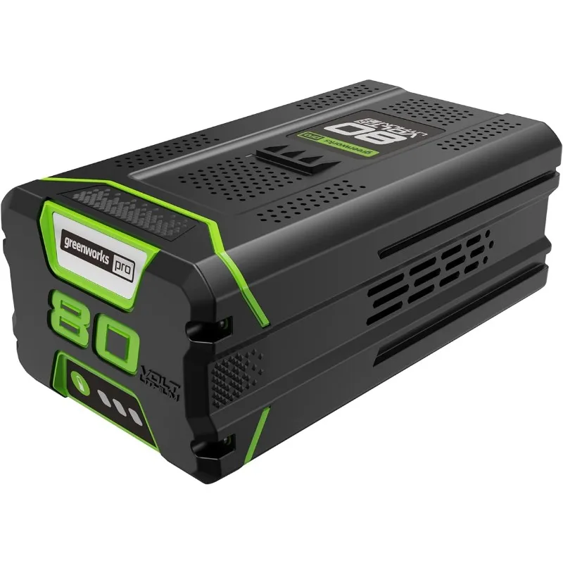 Greenworks PRO 80V 4.0Ah Lithium-Ion Battery ((Genuine Greenworks Battery / 75+ Compatible Tools) garden tools
Greenworks PRO 80V 4.0Ah Lithium-Ion Battery ((Genuine Greenworks Battery / 75+ Compatible Tools) garden tools