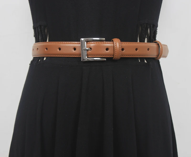 Women's Runway Fashion Genuine Leather Cummerbunds Female Dress Corsets Waistband Belts Decoration Narrow Belt R159
Women's Runway Fashion Genuine Leather Cummerbunds Female Dress Corsets Waistband Belts Decoration Narrow Belt R159