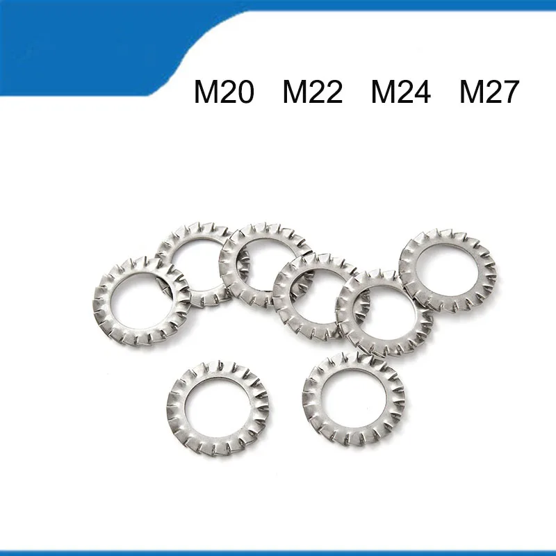 High Quality 304 Stainless Steel External Toothed Serrated Lock Washer M20 M22 M24 M27 Shakeproof Star Gasket
High Quality 304 Stainless Steel External Toothed Serrated Lock Washer M20 M22 M24 M27 Shakeproof Star Gasket