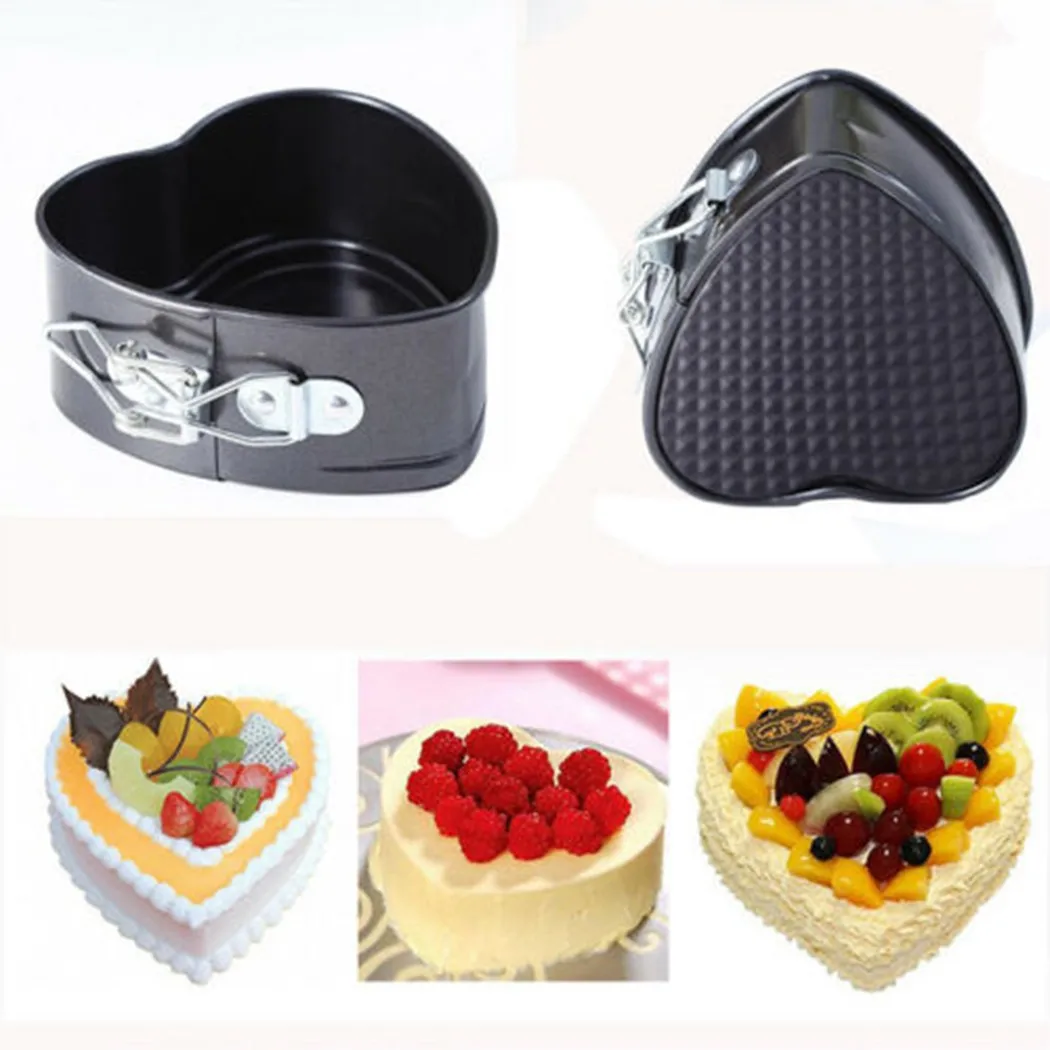New Non-Stick Love Heart Shape Cake Pan Tin Baking Mould DIY Cake Mold Baking Cheese Bread Tray Stainless Steel Pastry Molds
New Non-Stick Love Heart Shape Cake Pan Tin Baking Mould DIY Cake Mold Baking Cheese Bread Tray Stainless Steel Pastry Molds