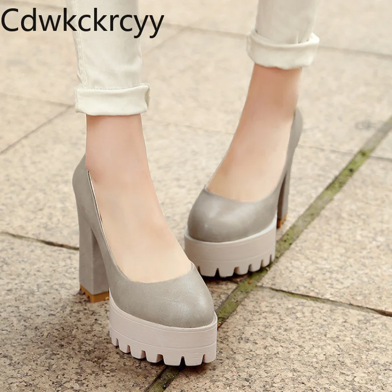 Spring Autumn New style fashion Round head high-heeled Women's Shoes Shallow mouth sexy party Thick heel Women Shoes size 34-42
Spring Autumn New style fashion Round head high-heeled Women's Shoes Shallow mouth sexy party Thick heel Women Shoes size 34-42