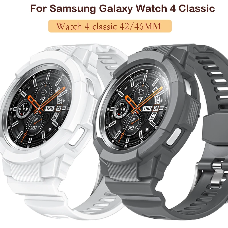 Силиконовый чехол + ремешок для Samsung Galaxy Watch 4 Classic 46 мм 42 мм, встроенный Мягкий ТПУ ремешок + Полное покрытие для часов 4, Классический чехол, ремешок
Силиконовый чехол + ремешок для Samsung Galaxy Watch 4 Classic 46 мм 42 мм, встроенный Мягкий ТПУ ремешок + Полное покрытие для часов 4, Классический чехол, ремешок