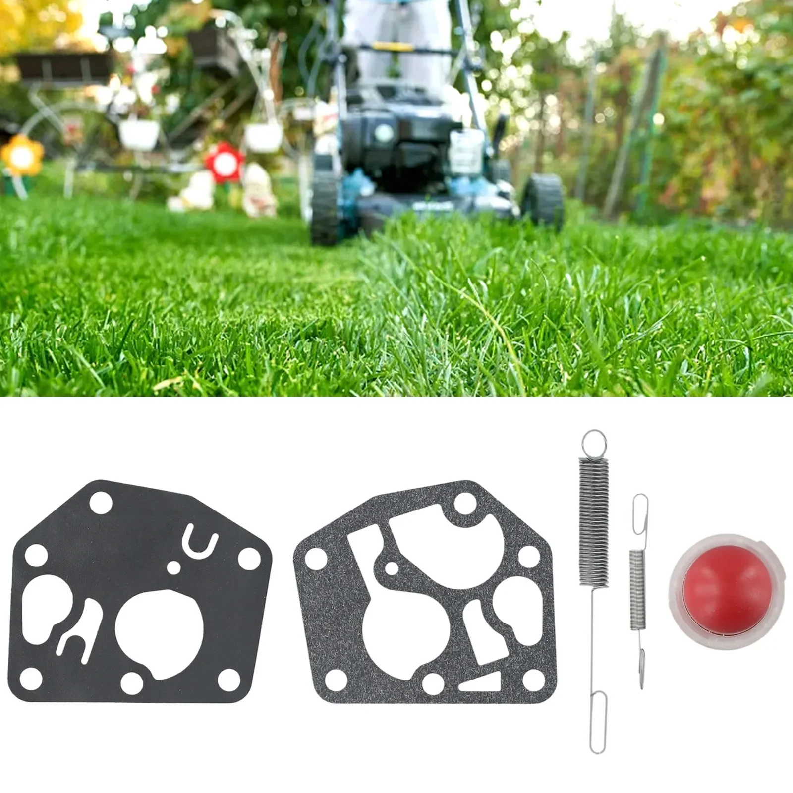 Spring + Gasket + Red Non-Porous Primer Bulb For 691859 692211 Lawn Mower Parts & Accessories Garden Supplies
Spring + Gasket + Red Non-Porous Primer Bulb For 691859 692211 Lawn Mower Parts & Accessories Garden Supplies