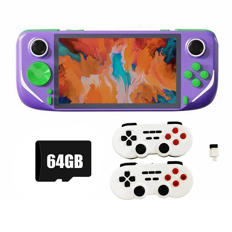 Портативная игровая консоль E6 Plus + 2 контроллера 64 ГБ + 15000 игр, 5-дюймовая портативная игровая аркадная консоль с поддержкой подключения к телевизору
Портативная игровая консоль E6 Plus + 2 контроллера 64 ГБ + 15000 игр, 5-дюймовая портативная игровая аркадная консоль с поддержкой подключения к телевизору