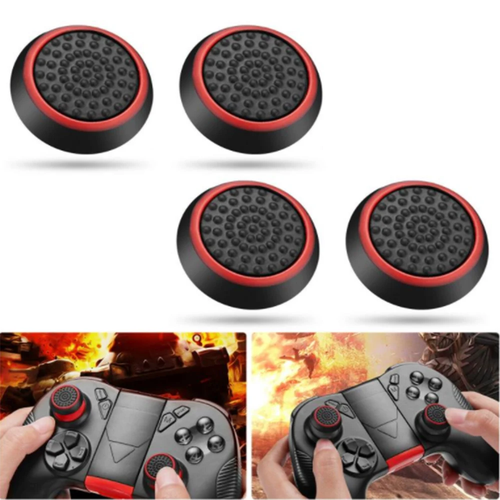 

10Pcs Controller Thumb Silicone Stick Grip Cap Cover For PS3 for XBOX ONE For Sony PlayStation 4 PS2 Controller Accessory