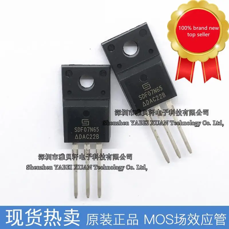 10pcs100% orginal new Straight plug SDF07N65 TO-220F MOS field effect tube 650V 7A N channel 7N65 in stock
10pcs100% orginal new Straight plug SDF07N65 TO-220F MOS field effect tube 650V 7A N channel 7N65 in stock