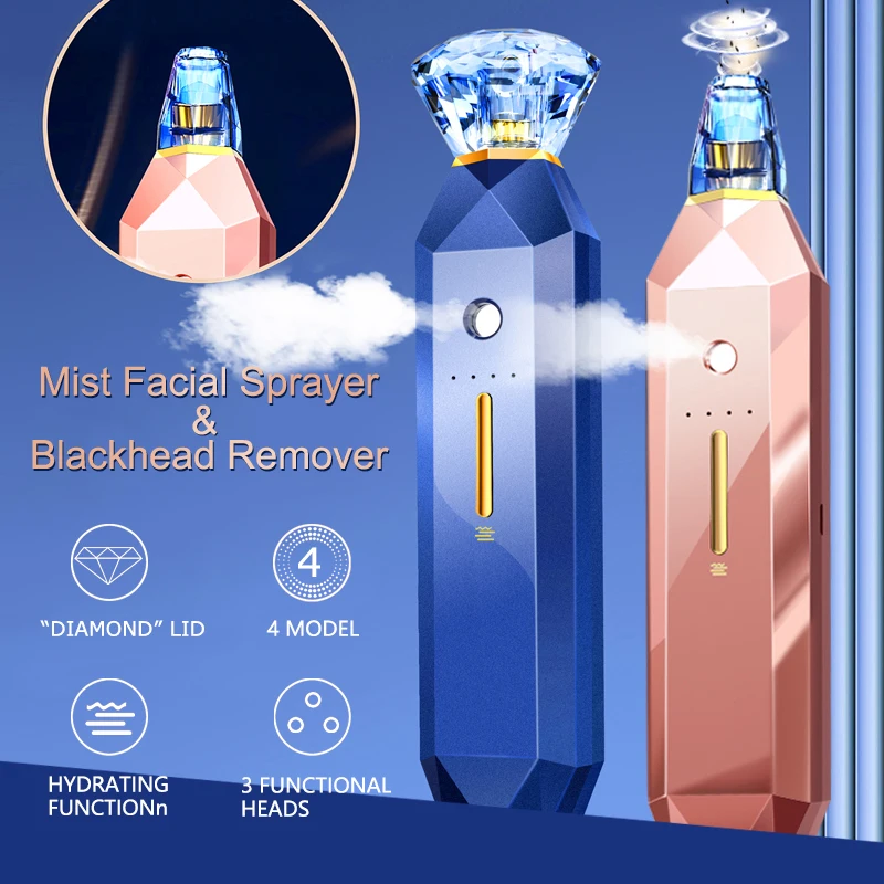 2-IN-1 Blackhead Remover Vacuum Pore Cleaner Acne Remover Mist Facial Sprayer Skin Mouisture Nose Face Deep Cleansing Skin Care
2-IN-1 Blackhead Remover Vacuum Pore Cleaner Acne Remover Mist Facial Sprayer Skin Mouisture Nose Face Deep Cleansing Skin Care