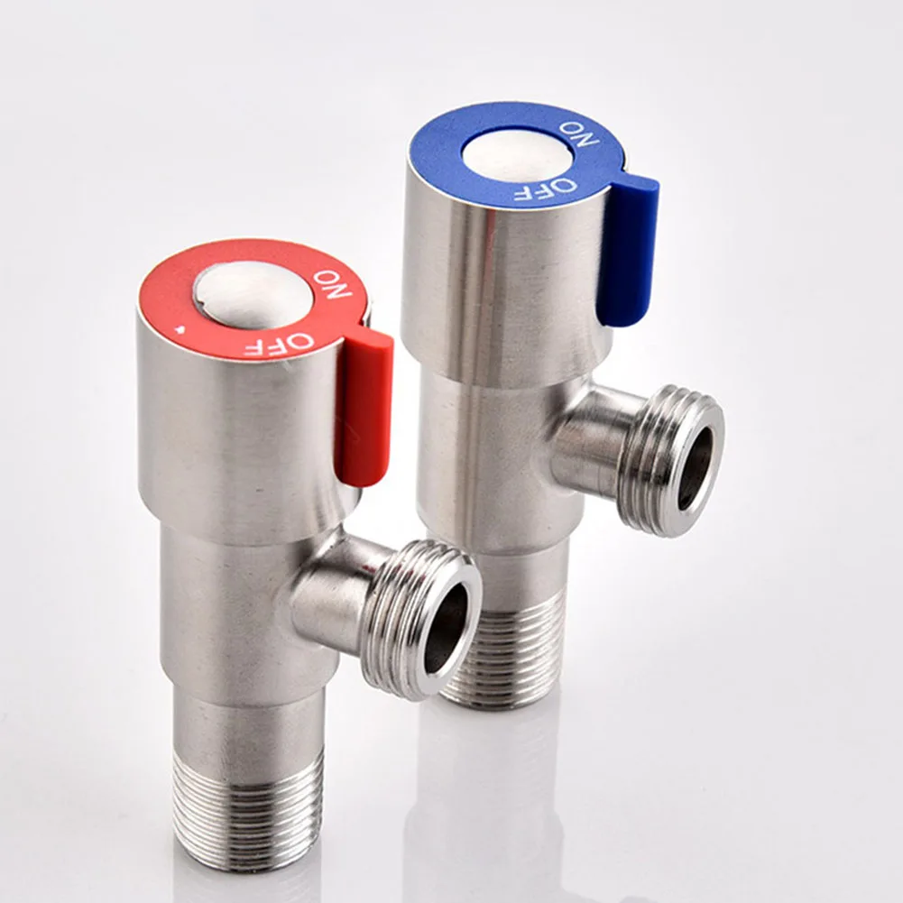 304 Stainless Steel Triangle Valve Cold Hot Water Stop Valve Copper Core For Bathroom Kitchen Toilet Sink Replacement Accessory
304 Stainless Steel Triangle Valve Cold Hot Water Stop Valve Copper Core For Bathroom Kitchen Toilet Sink Replacement Accessory