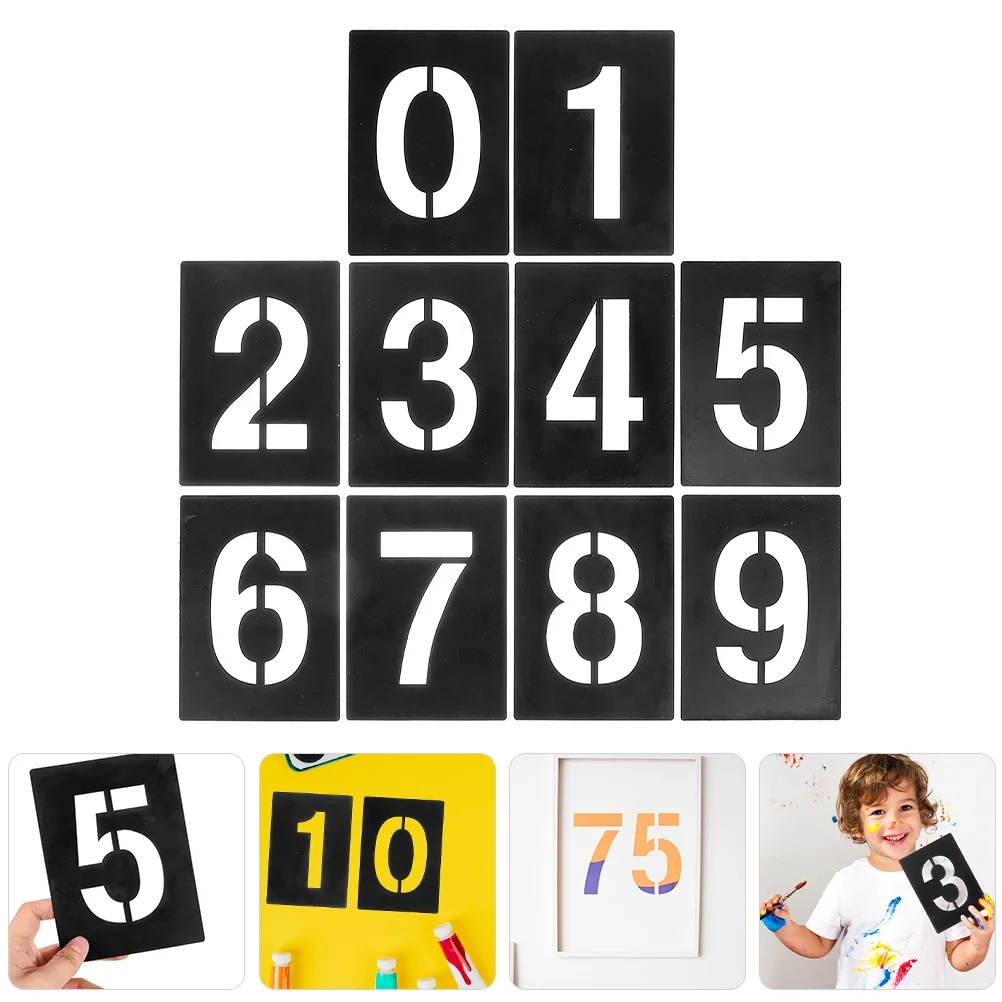 Digital Template Reusable Number Stencil Letter Stencils Signs for Painting on Wood Outdoor 0-9 Address
Digital Template Reusable Number Stencil Letter Stencils Signs for Painting on Wood Outdoor 0-9 Address