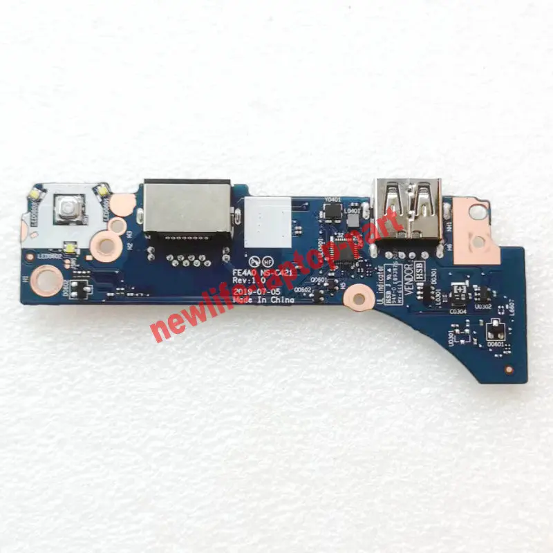 Original For Lenovo ThinkPad E14 Laptop Internal Power Botton USB Ethernet SUB IO BOARD NS-C421 5C50S73034 Free Shipping
Original For Lenovo ThinkPad E14 Laptop Internal Power Botton USB Ethernet SUB IO BOARD NS-C421 5C50S73034 Free Shipping