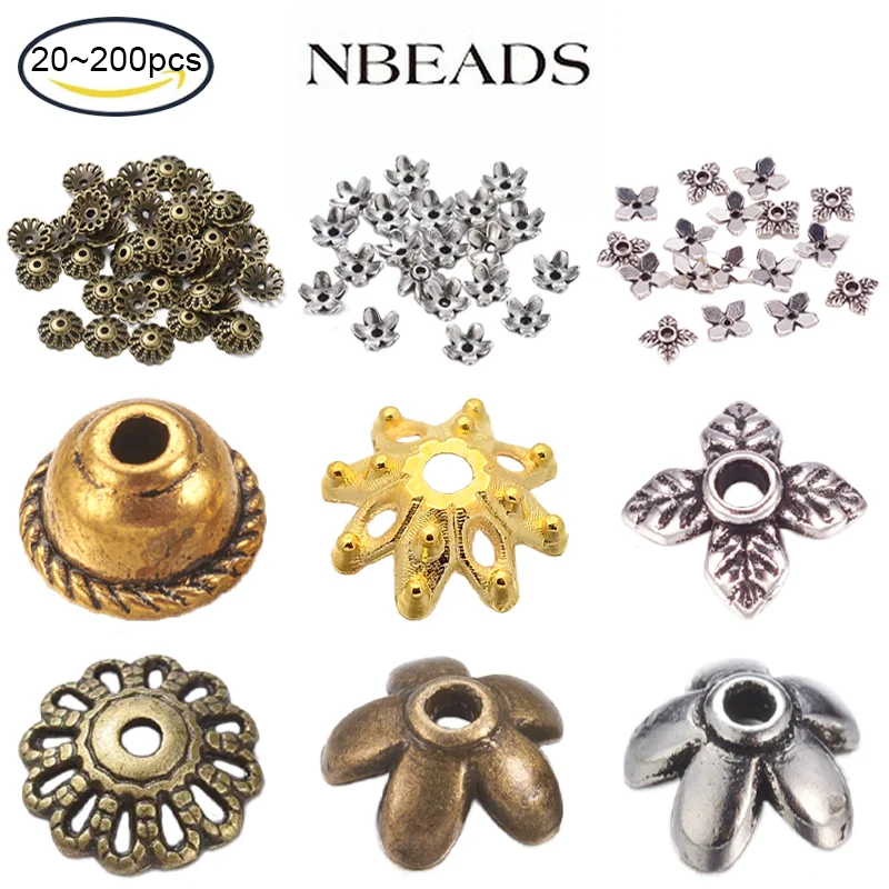 NBEADS 20-200PC Shick Antique Gold Tibetan Style Alloy Bead Caps Lead Free&Cadmium Free&Nickel Free for Jewelry Making Finding
NBEADS 20-200PC Shick Antique Gold Tibetan Style Alloy Bead Caps Lead Free&Cadmium Free&Nickel Free for Jewelry Making Finding