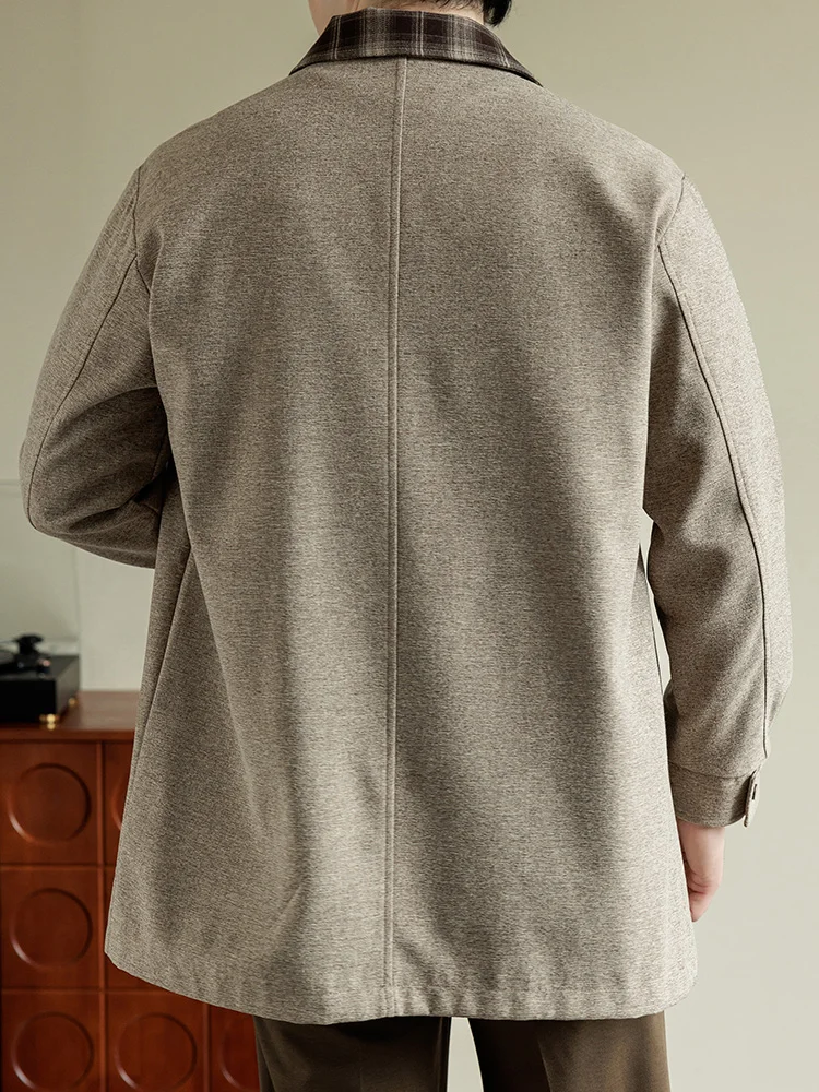 حجم كبير 8XL الرجال معطف طويل خندق النمط البريطاني Vintage سترة واقية الذكور إنجلترا الأعمال الكلاسيكية الشتاء الكاكي سترة زائد كبير حجم كبير 8XL الرجال معطف طويل خندق النمط البريطاني Vintage سترة واقية الذكور إنجلترا الأعمال الكلاسيكية الشتاء الكاكي سترة زائد كبير