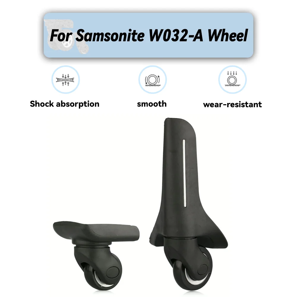 

Suitable For Samsonite W032-A Universal Wheel Replacement Suitcase Rotating Smooth Silent Shock Absorbing Wheel Accessories