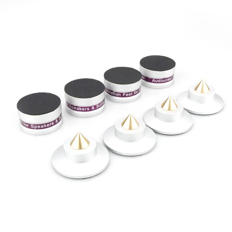 4PCS Aluminium Alloy Shockproof Spike+Pad Isolation Stand Hifi Amplifiers Audio Isolation Spike Stand Feet Pads
4PCS Aluminium Alloy Shockproof Spike+Pad Isolation Stand Hifi Amplifiers Audio Isolation Spike Stand Feet Pads