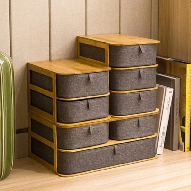 Wooden Storage Box Cosmetic Organizer Bamboo Cloth Office Desktop Storage Casket Makeup Storage Container Home Sundry Organiser
Wooden Storage Box Cosmetic Organizer Bamboo Cloth Office Desktop Storage Casket Makeup Storage Container Home Sundry Organiser