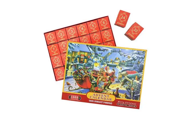 

Advent Calendar 2023 Christmas By The Fireplace Holiday Puzzles 1008 Pieces Surprise Countdown Calendars 24 Parts Jigsaw Puzzles