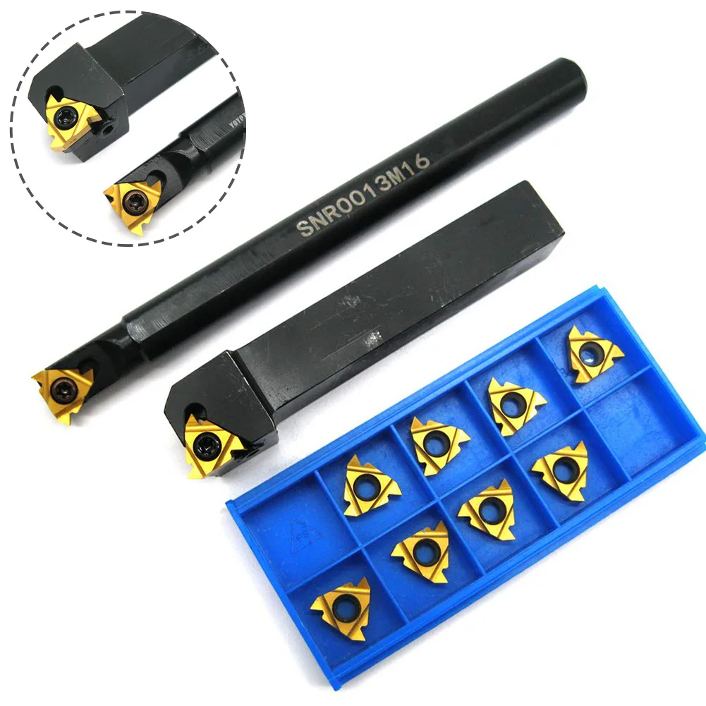 14Pcs/Set Lathe Internal Threading Inserts Right T15 Toolholding Parts SER1616H16 Turning Tool 1/2inch 5/8inch Turning Tools
14Pcs/Set Lathe Internal Threading Inserts Right T15 Toolholding Parts SER1616H16 Turning Tool 1/2inch 5/8inch Turning Tools