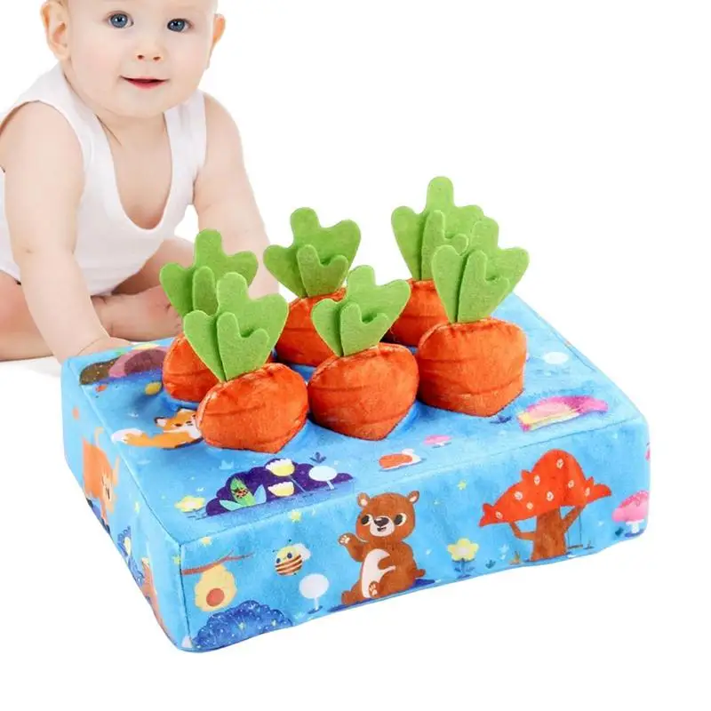 

Игрушки Монтессори, детская игрушка в виде моркови, кристалл, бархатная игрушка, Подходящие Игрушки, развивающая детская игра, развивающие игрушки для детей