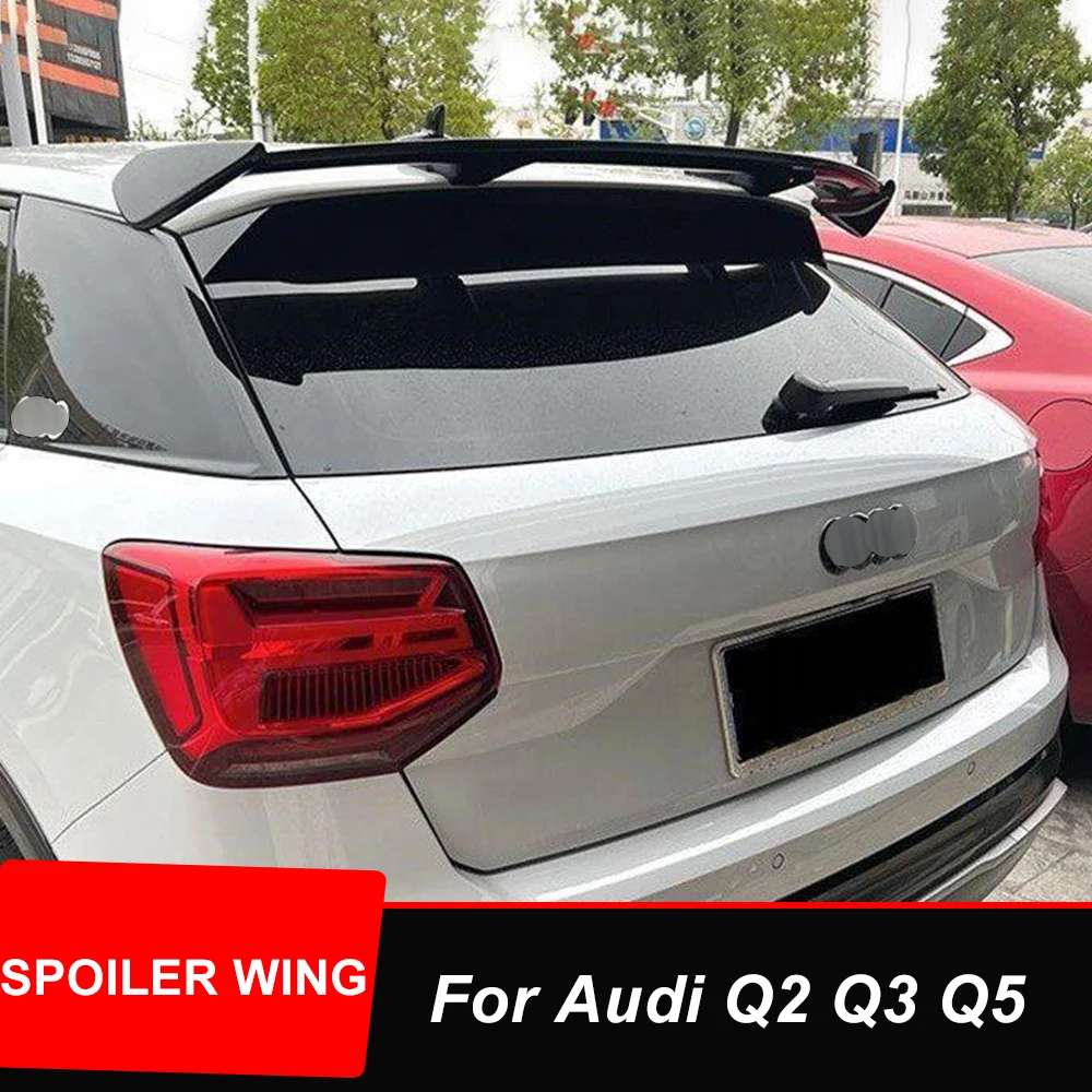Rear Roof Trunk Lid Car Spoiler Wings For Audi Q2 Q3 Q5 SUV Hatchback Universal Wing Exterior Upgrade Tuning Accessories Parts
Rear Roof Trunk Lid Car Spoiler Wings For Audi Q2 Q3 Q5 SUV Hatchback Universal Wing Exterior Upgrade Tuning Accessories Parts