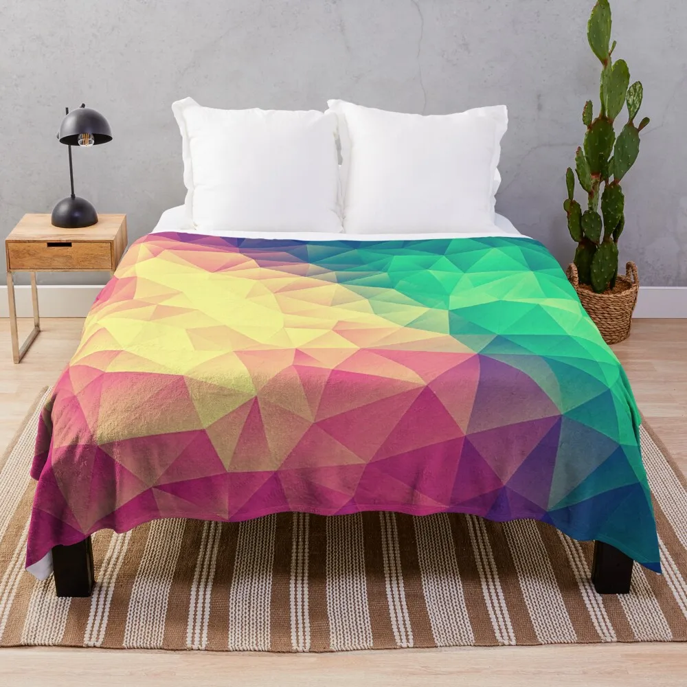 Abstract Polygon Multi Color Cubism Low Poly Triangle Pride / LGBT Design Throw Blanket
Abstract Polygon Multi Color Cubism Low Poly Triangle Pride / LGBT Design Throw Blanket