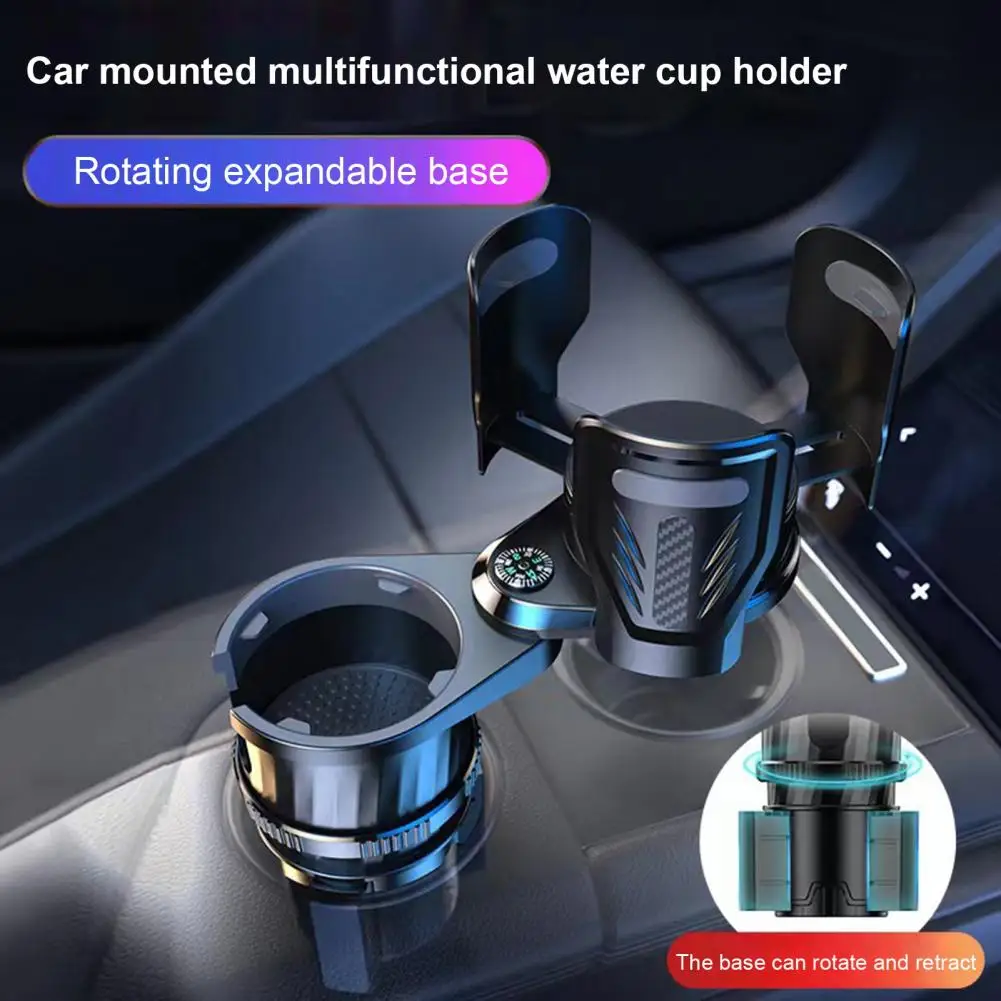 Adjustable Cup Holder Versatile Carbon Fiber Car Cup Holder Adjustable 2-in-1 Drink Rack with Compass Space Saving Easy Install
Adjustable Cup Holder Versatile Carbon Fiber Car Cup Holder Adjustable 2-in-1 Drink Rack with Compass Space Saving Easy Install