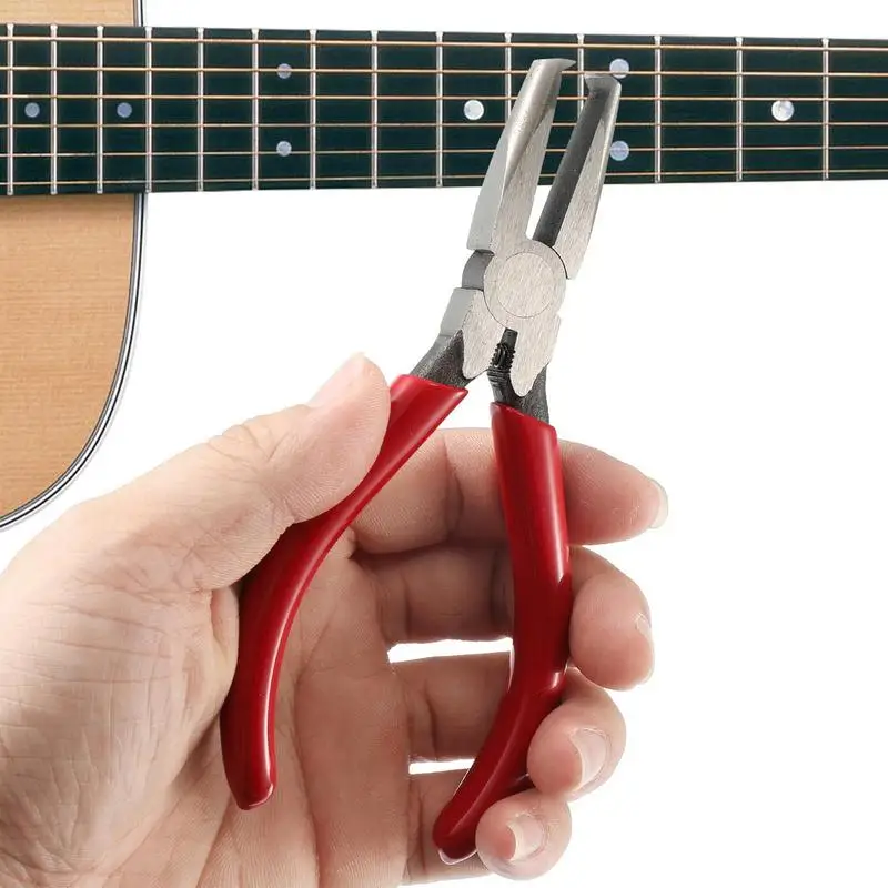 Guitar String Cutter Tool Guitar Restringing Tool Ergonomic Design Fret Flat Nose Plier String Changing Kit Stringed Instruments
Guitar String Cutter Tool Guitar Restringing Tool Ergonomic Design Fret Flat Nose Plier String Changing Kit Stringed Instruments