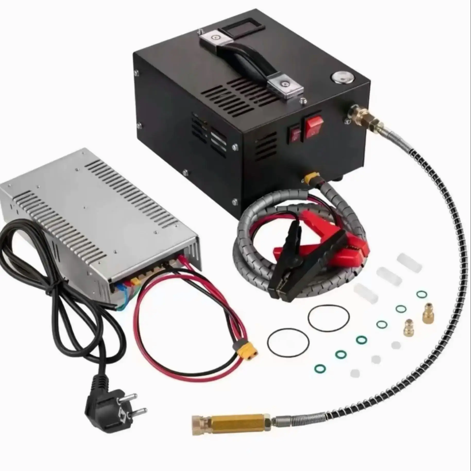 Воздушный Автомобильный Компрессор pcp12V 4500psi 300bar 30mpa PCP, мини насос PCP с трансформатором 220 В, насос высокого давления для автомобиля, охоты
Воздушный Автомобильный Компрессор pcp12V 4500psi 300bar 30mpa PCP, мини насос PCP с трансформатором 220 В, насос высокого давления для автомобиля, охоты