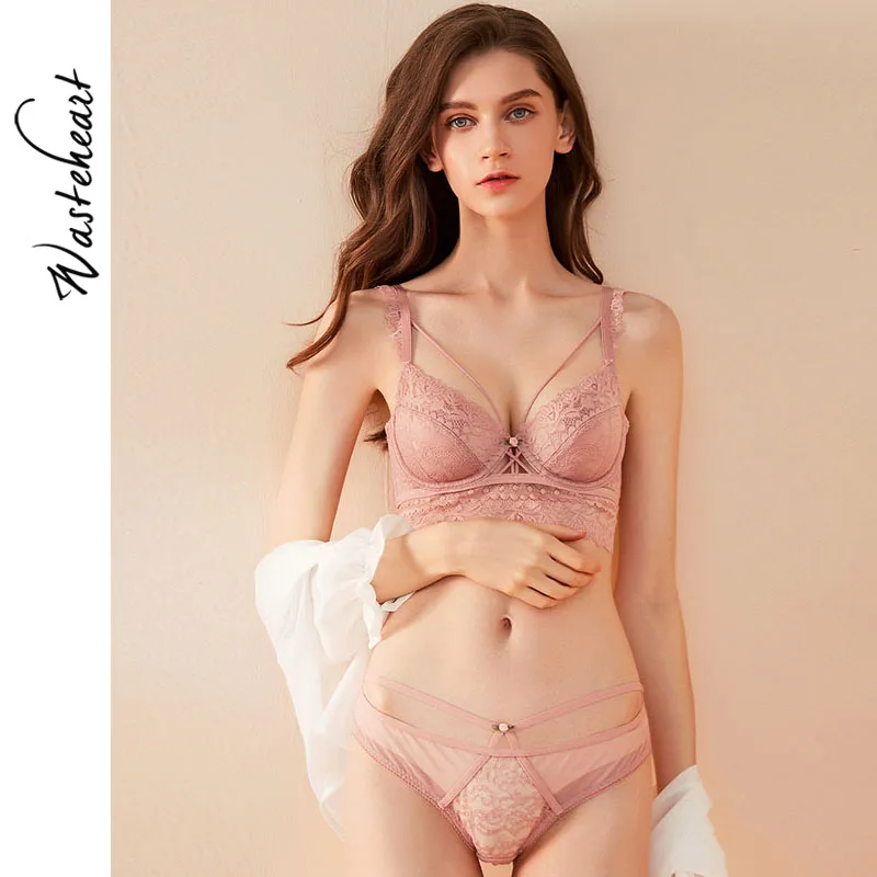 Wasteheart For Women Pink Black Sexy Lingerie Sets Underwire Lace Plus Size Bras Cotton Panties Push Up Bra Sets Underwear
Wasteheart For Women Pink Black Sexy Lingerie Sets Underwire Lace Plus Size Bras Cotton Panties Push Up Bra Sets Underwear