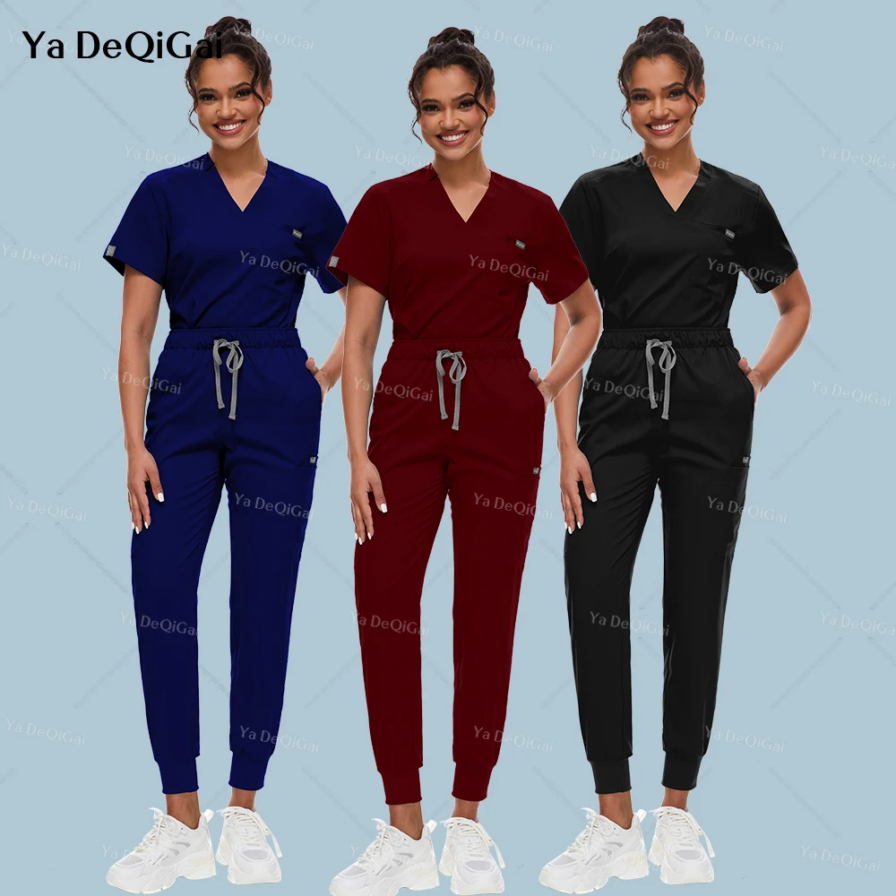 

Medical Clothing for Women Hospital Scrubs Sets Nurse Work Uniforms Dental Clinic Beauty Salon Spa Workwear Nursing Accessories