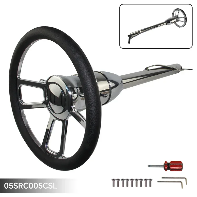 Universal LR GM Electrophoretic Coating 32''/30''/28'' Inch Tilt MT Manual Style Steering Column +9 Bolt Steering Wheel
Universal LR GM Electrophoretic Coating 32''/30''/28'' Inch Tilt MT Manual Style Steering Column +9 Bolt Steering Wheel