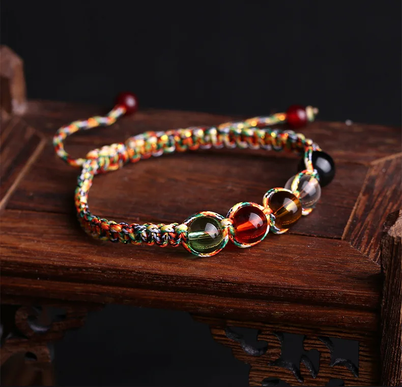 Good Luck Five-Bracelet de bénédiction pour hommes et femmes, perle ronde 152, cadeau de bijoux de la colonne vertébrale, document d'amoureux 3