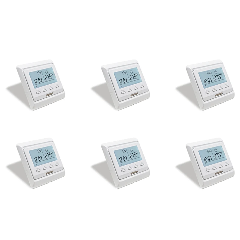 

Hot-6X 16A 230V LCD Programmable Warm Floor Heating Room Thermostat Thermoregulator Temperature Controller Manual Mechanical