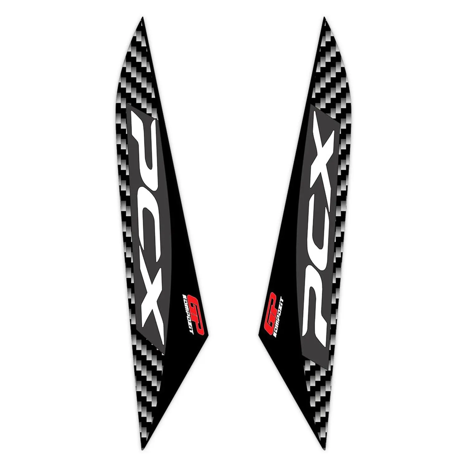 GP Composite For PCX 125 / 150 2018-2020 Compatible Side Strip Sticker Pad Set Black
GP Composite For PCX 125 / 150 2018-2020 Compatible Side Strip Sticker Pad Set Black