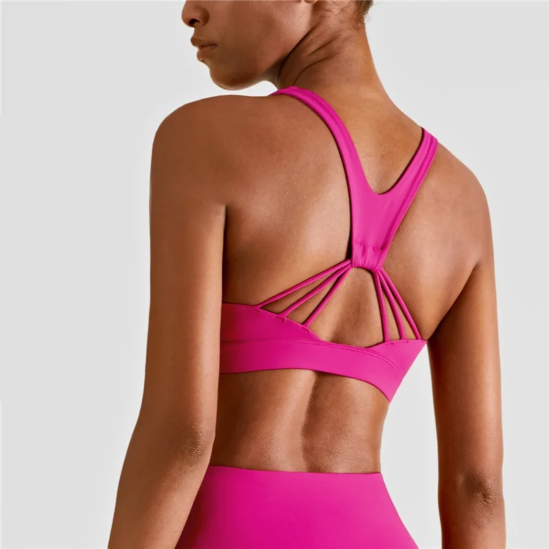 Solid Color Back Cross Women Fitness Bra Tight Sport Tank Top Shockproof Support Gym Clothes Yoga Vest With Removable Chest Pad
Solid Color Back Cross Women Fitness Bra Tight Sport Tank Top Shockproof Support Gym Clothes Yoga Vest With Removable Chest Pad