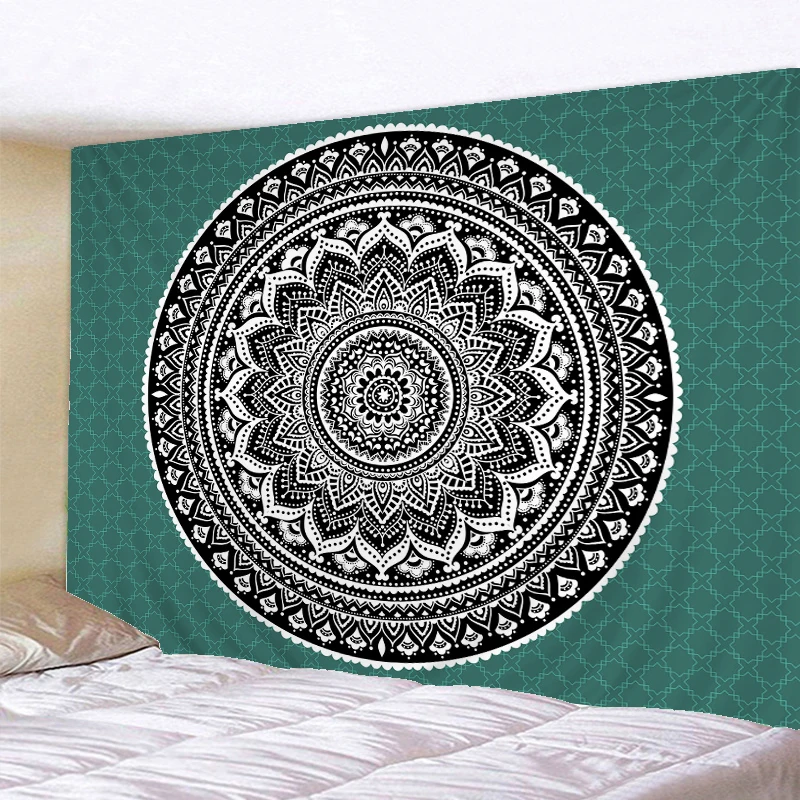 

Mandala Tapestry Beach Yoga Mat Bedspread Table Cloth Home Decorative Wall Hanging Bohemia Indian Hippie Room Wall Cloth