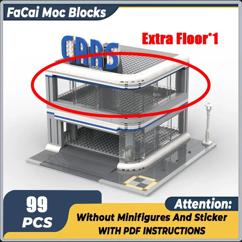 Moc Building Block Speed Parking Model Technology Brick DIY Assembly Extra Floor Modular Street View Toy Holiday Gift
Moc Building Block Speed Parking Model Technology Brick DIY Assembly Extra Floor Modular Street View Toy Holiday Gift