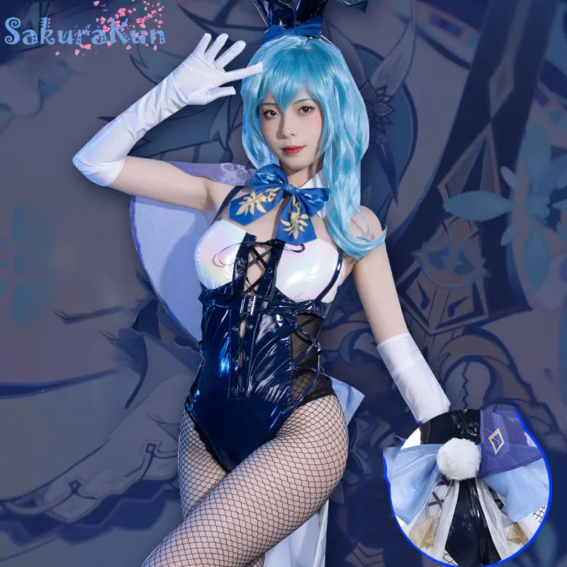 SakuraKun Game Genshin Impact Eula Bunny Girl Cosplay Costume Artificial Leather Sexy Suit Wig Rabbit Jumpsuit Costumes
SakuraKun Game Genshin Impact Eula Bunny Girl Cosplay Costume Artificial Leather Sexy Suit Wig Rabbit Jumpsuit Costumes