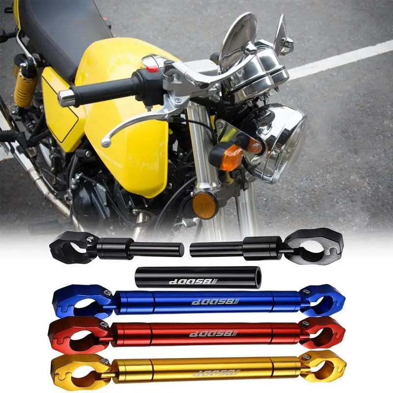

Motorcycle Handlebar Bar Aluminum Alloy Modified Crossbar Universal Reinforce Lever Accessories Steering Wheel Strength Lever