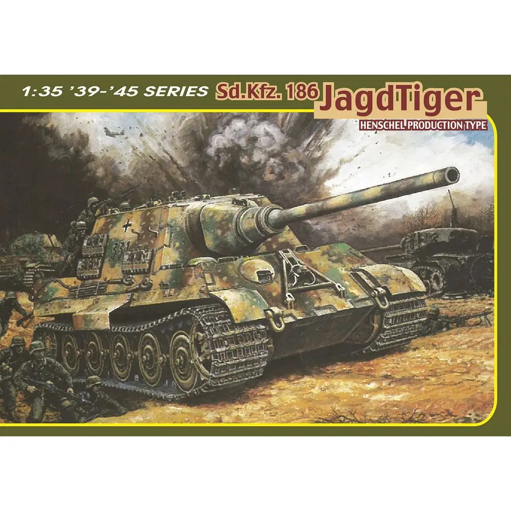 DRAGON 6991 1/35 Sd.Kfz.186 Jagdtiger Henschel Production Type - Scale Model Kit
DRAGON 6991 1/35 Sd.Kfz.186 Jagdtiger Henschel Production Type - Scale Model Kit