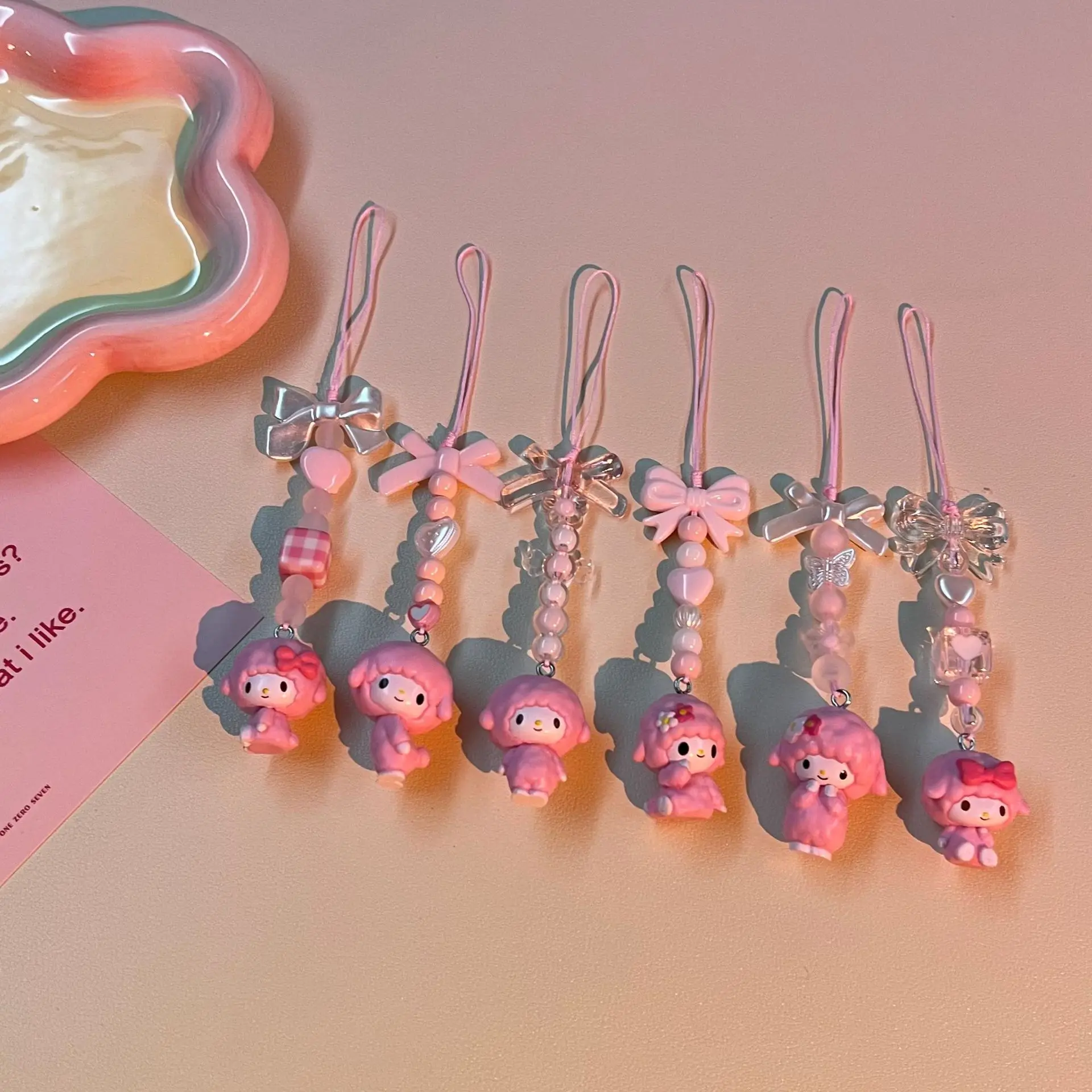 Kawaii Sanrio Kuromi Cinnamoroll Cute мультяшный Брелок чехол для телефона Lanyard для пар, милый розовый аксессуар, подарок для девушек
Kawaii Sanrio Kuromi Cinnamoroll Cute мультяшный Брелок чехол для телефона Lanyard для пар, милый розовый аксессуар, подарок для девушек