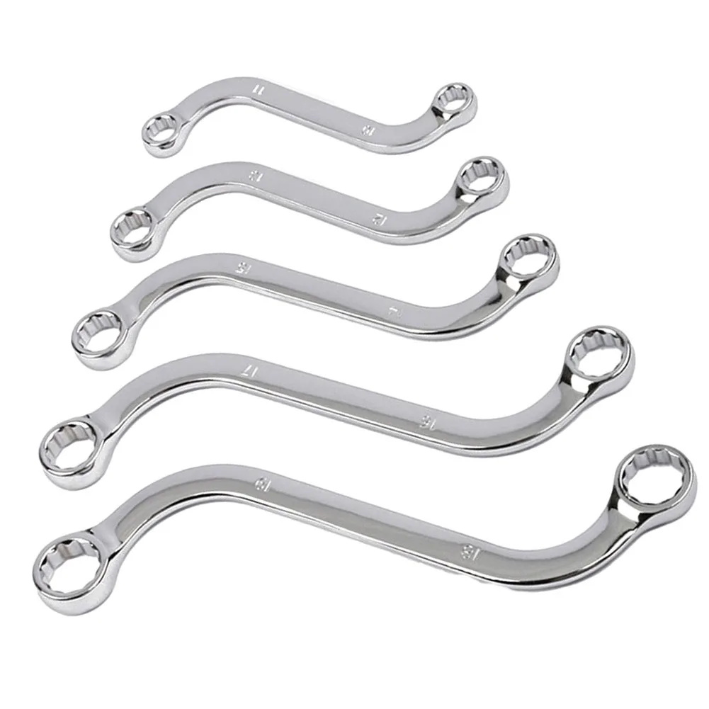 Brand New Wrench Wrench Set 12-Point 5pcs/Set Anti-rust Double Wrench Durability Durable For DIY Metal Professional
Brand New Wrench Wrench Set 12-Point 5pcs/Set Anti-rust Double Wrench Durability Durable For DIY Metal Professional